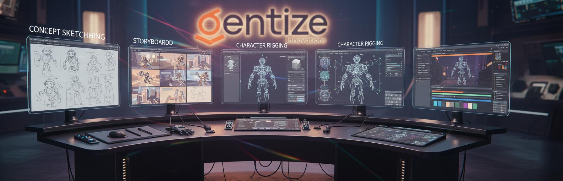 The 5 Stages of Animation Explained – Complete Guide by Gentize Innovations